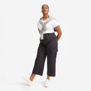Everlane Wide Leg Crop Cargo Pant